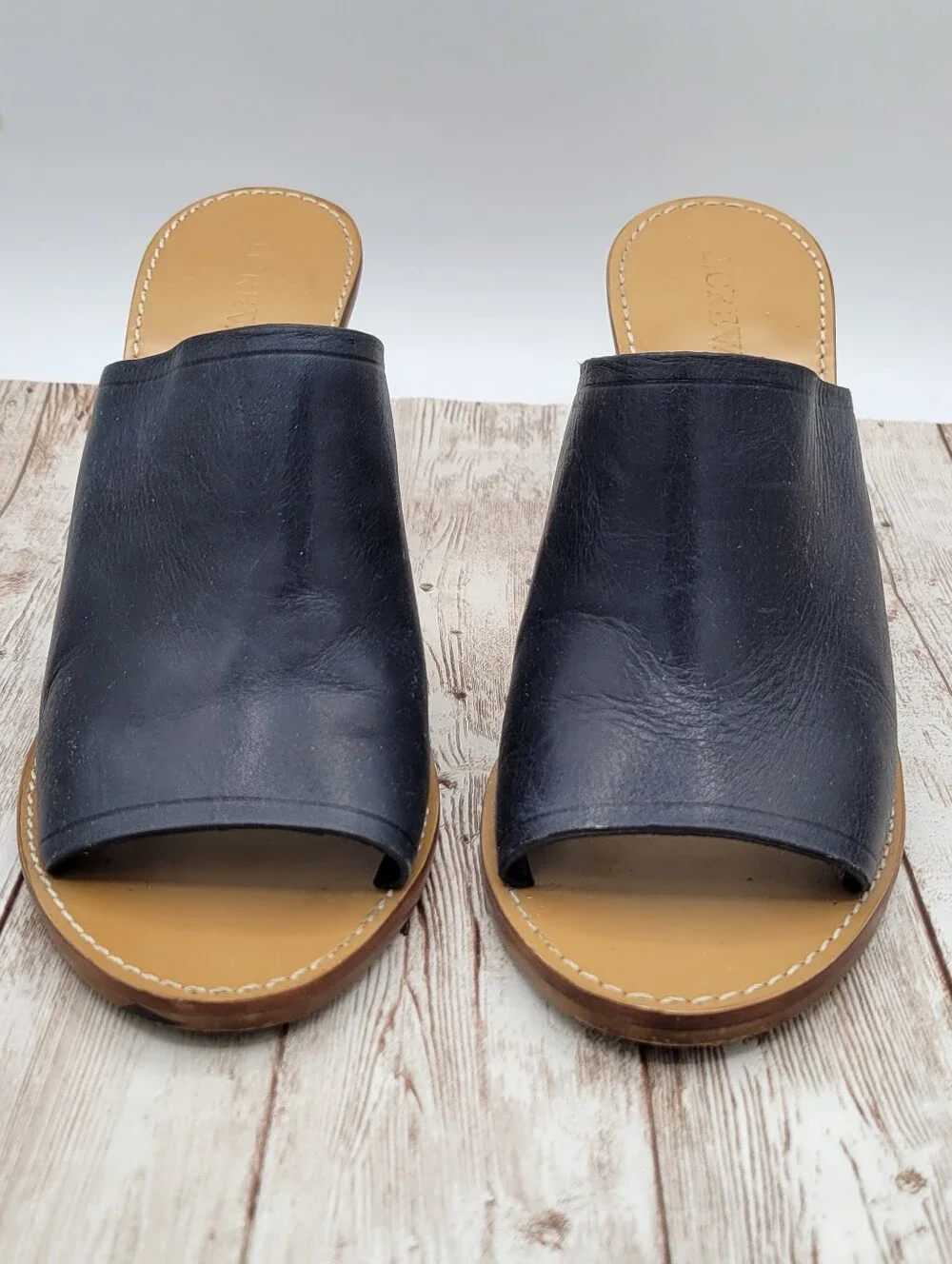J. Crew black leather